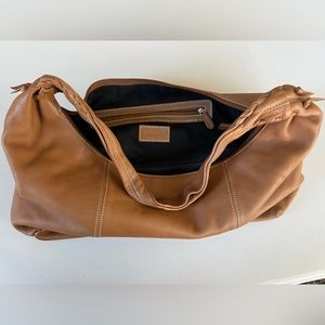 Tignanello tan leather shoulder bag